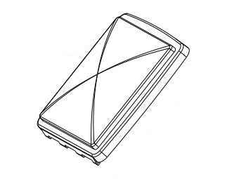 MaxxAir 10A40009K Roof-Vent Replacement Lid - Smoke