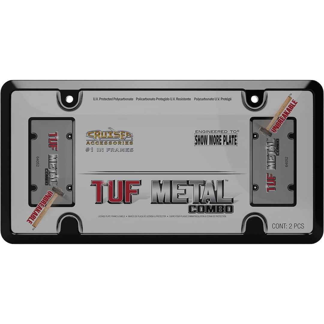 Cruiser 64052 Black Plate Frame and Shield Combo