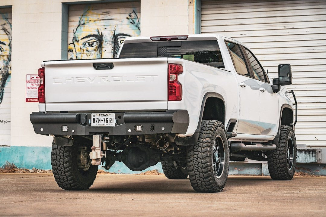 Road Armor 3202VR0B Vaquero Chevy HD Rear Bumper
