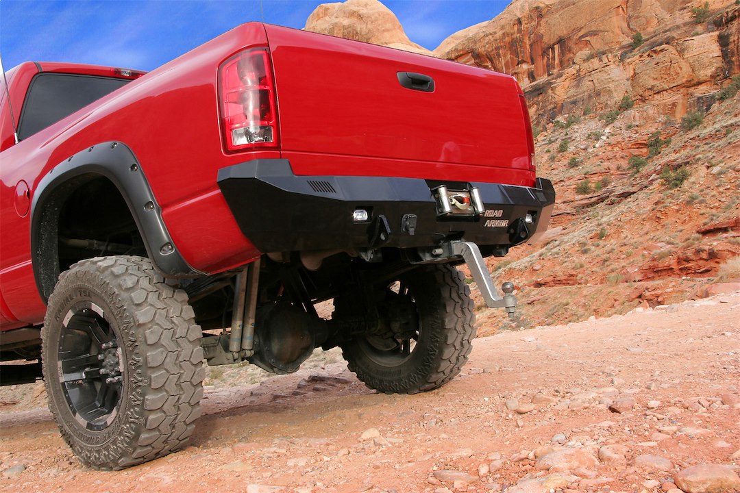 Road Armor 44100B Stealth Steel Rear Bumper