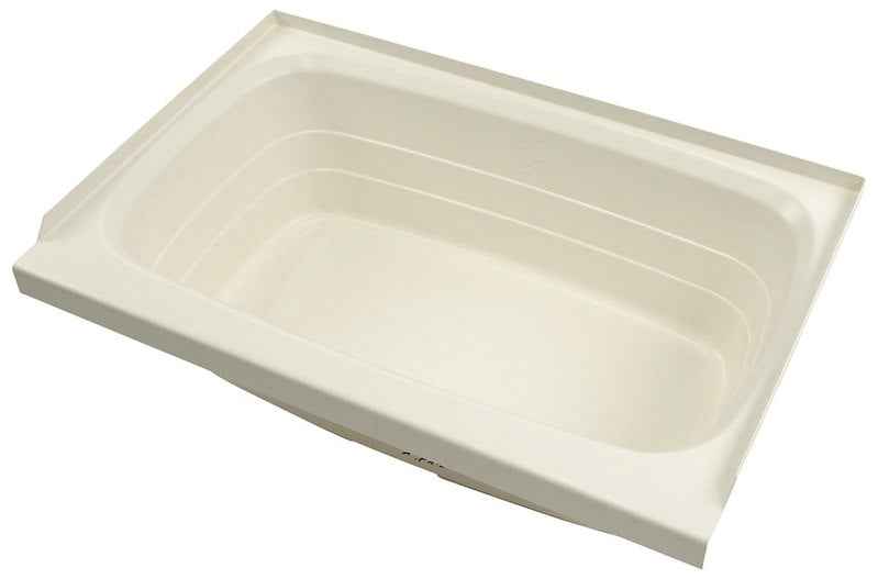Lippert Better Bath 209369 24" x 36" RV Bathtub – Parchment ABS Tub