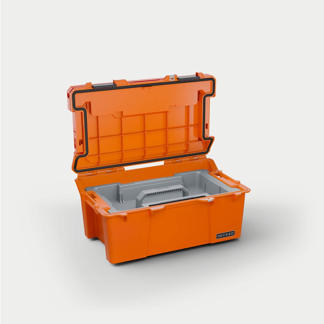 Decked A0010-SIXR-ORG Sixer 16 Blaze Orange Organizer