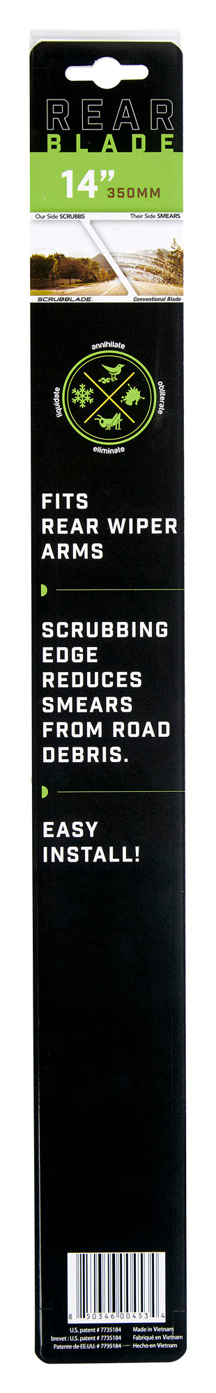 Scrubblade SR0014 Rear Windshield Wiper Blade
