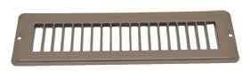 AP Products 2-1/4 x 10 Inch Brown Air Grille Faceplate 13643