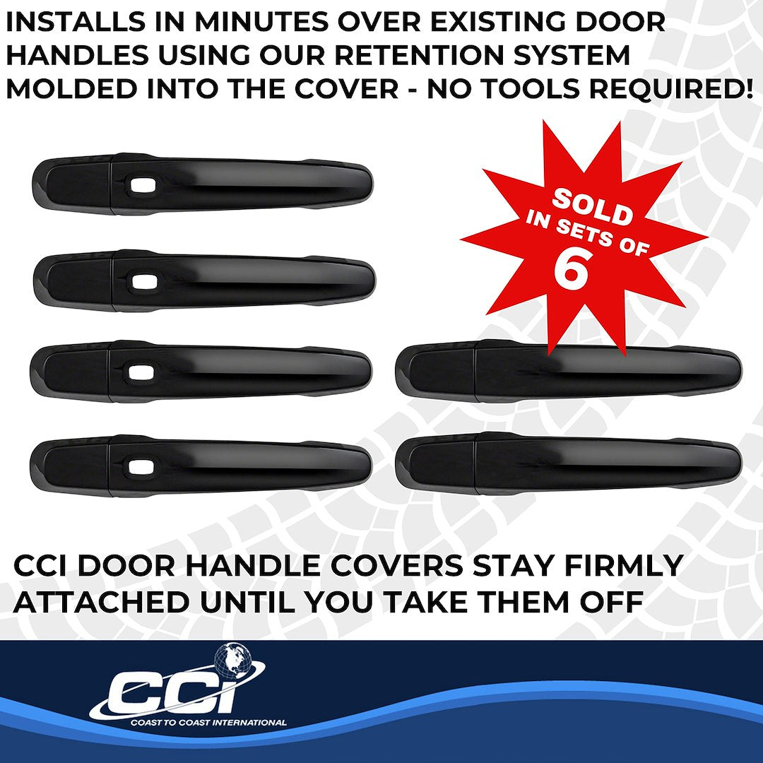 Coast To Coast DH68566S6B Six-Piece Black Handle-Cover Set - image 4
