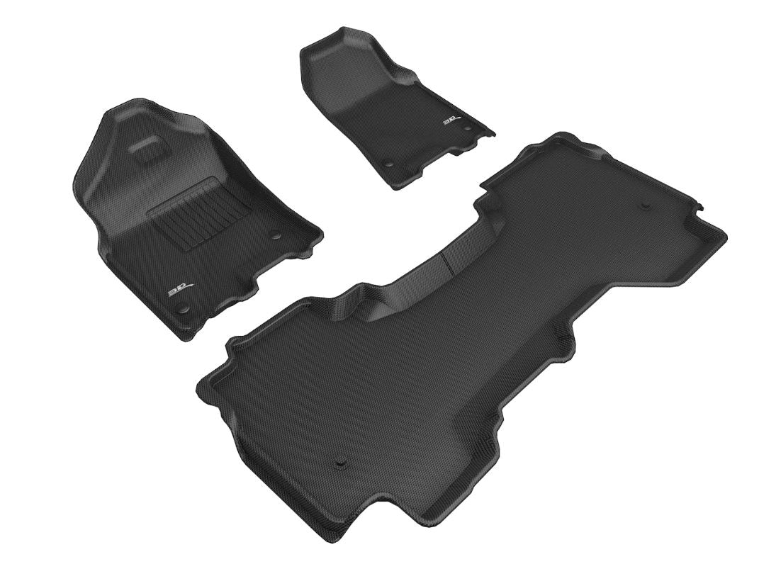 3D Mats KAGU Floor Liner Thermoplastic Rubber Of Carbon Fiber Texture L1DG03101509 - image 1