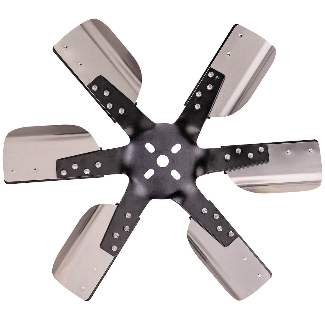 Derale 17017 Six-Blade Stainless Mechanical Flex Fan - image 2