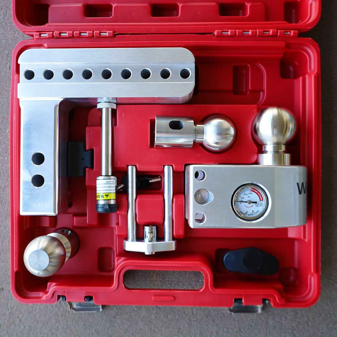 Weigh Safe WS23 Trailer Hitch Ball Mount Storage Case - Red