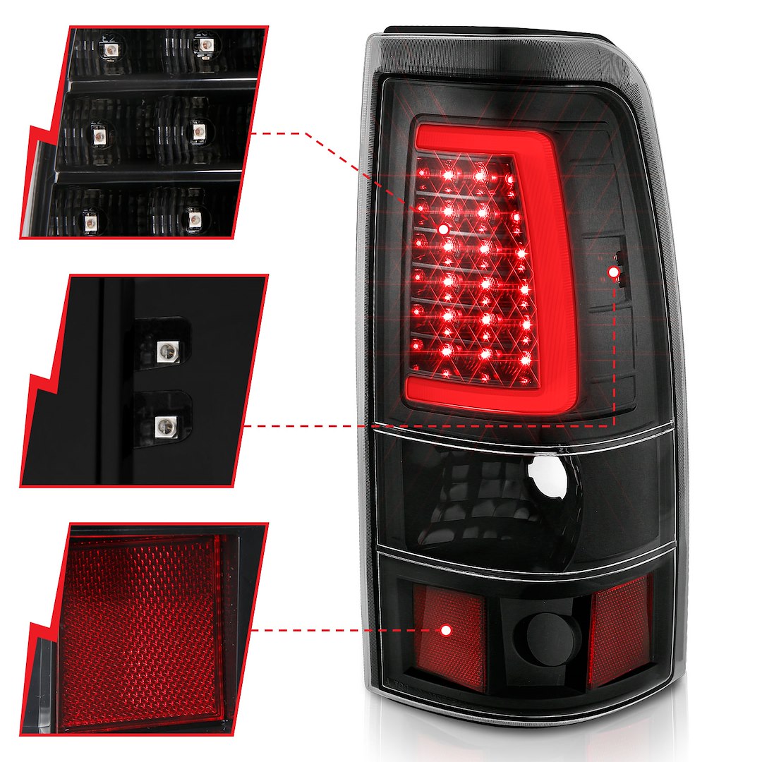 ANZO USA Uses OEM Sockets And Wiring OEM LED Tail Light Assembly 311333 - image 2