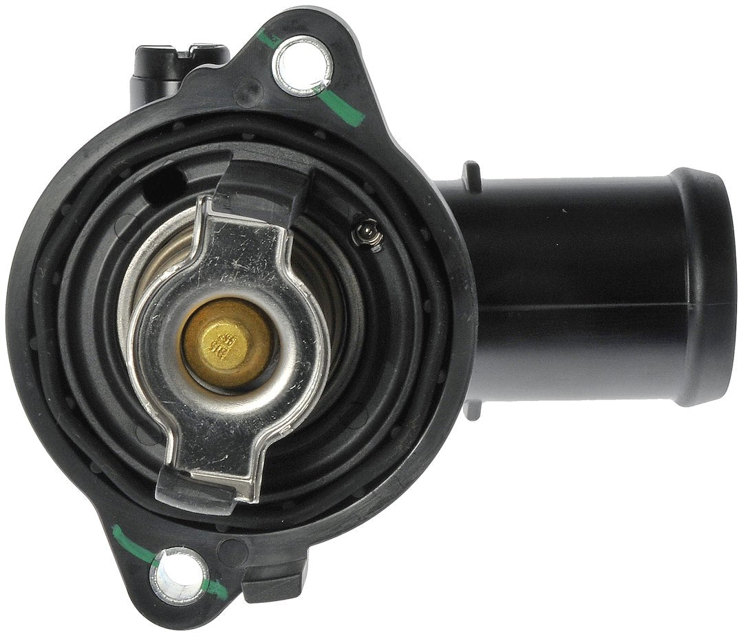 Dorman 9023035 Matte Black Plastic Thermostat Housing - image 1