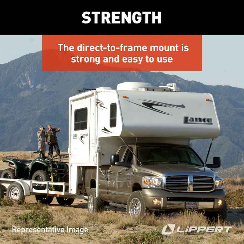Happijac 182928 Camper Stabilizer Bar – Frame Mount Tie Down System