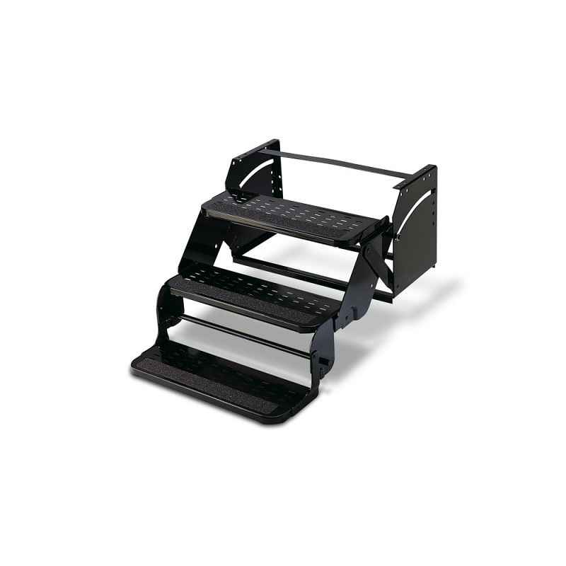 Triple Manual RV Entry Steps – 24" Width, 9" Rise SMFP-3200L