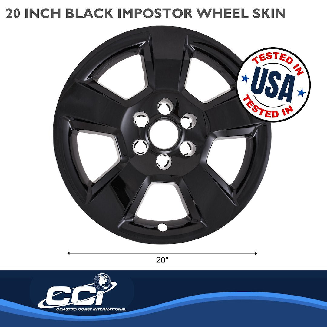 Coast To Coast IMP490BLK Silverado/Tahoe Black Wheel Skin - image 3