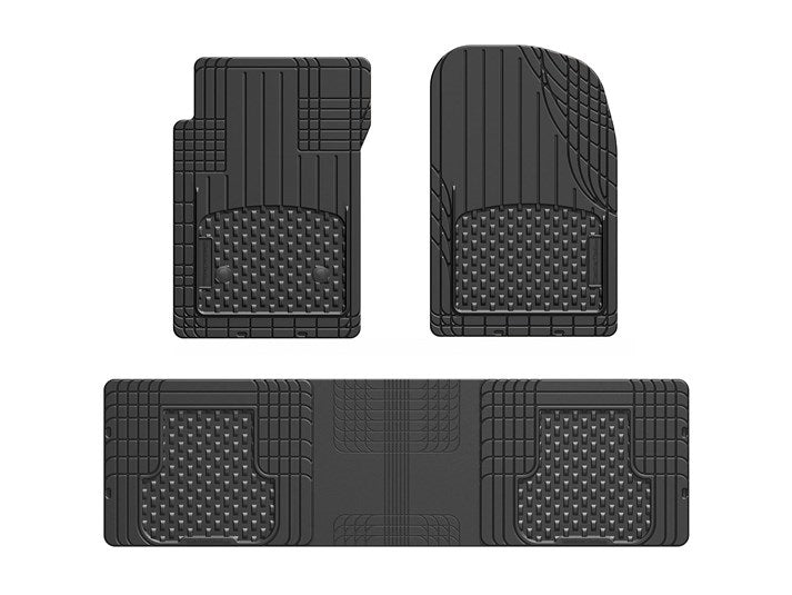 Weathertech (USA) 11AVMOTHSB Trim-to-Fit Floor Mats - 3 Piece, Black