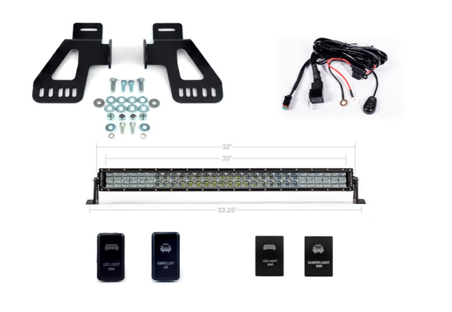 Cali Raised LED CR2574 Tacoma 32-Inch Grille Combo Bar - image 3