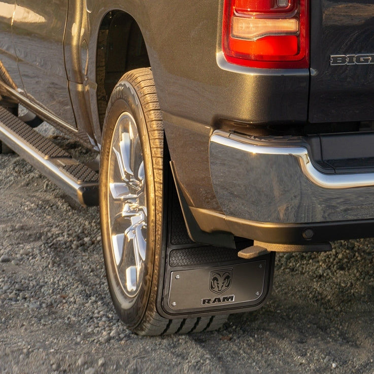 Plasticolor 001836R01 Ram Rear Mud Flaps, Set of 2