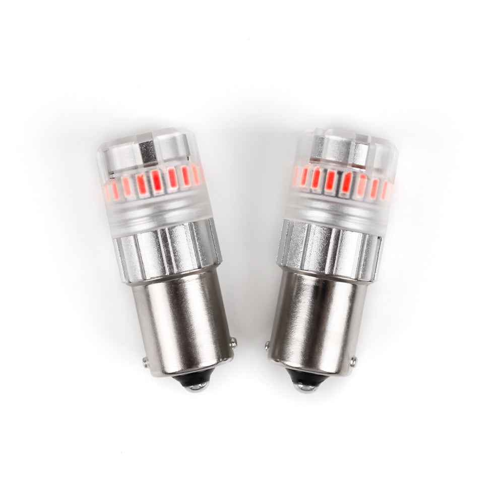 ARC Lighting Tiny Monster 1156 Red LED Bulbs, Pair