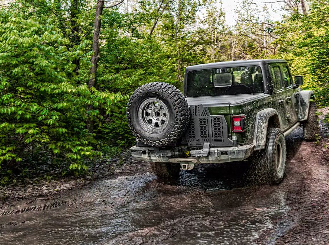 Rugged Ridge 11540.38 WingMate Modular Steel Rear Bumper