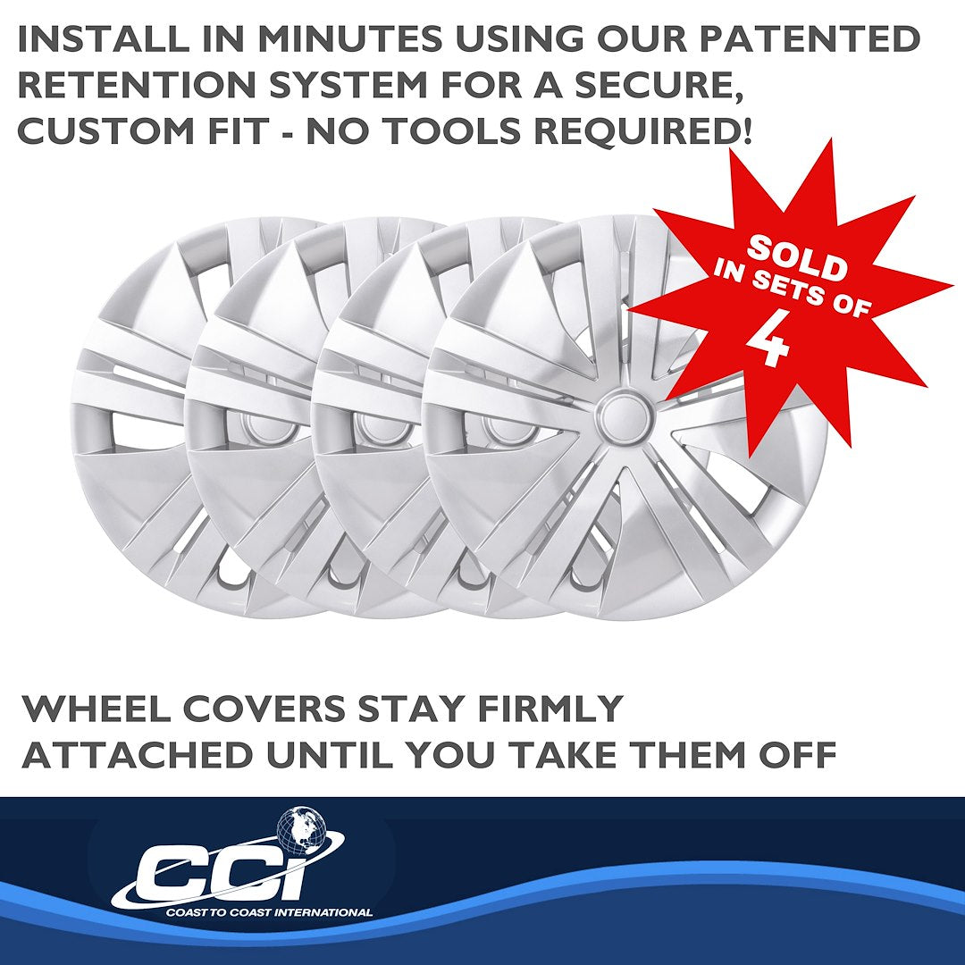 Coast To Coast 55116S Silver Leaf Wheel Covers, 16-Inch - image 4