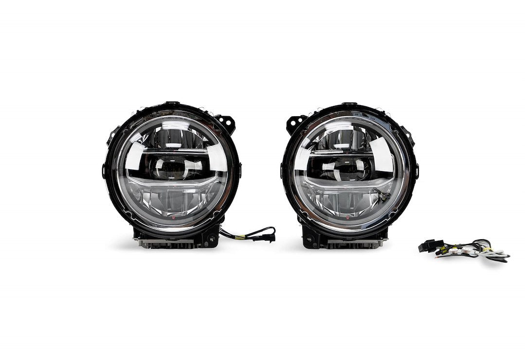 DV8 Offroad HLCJL-01 Jeep LED Projector Headlights
