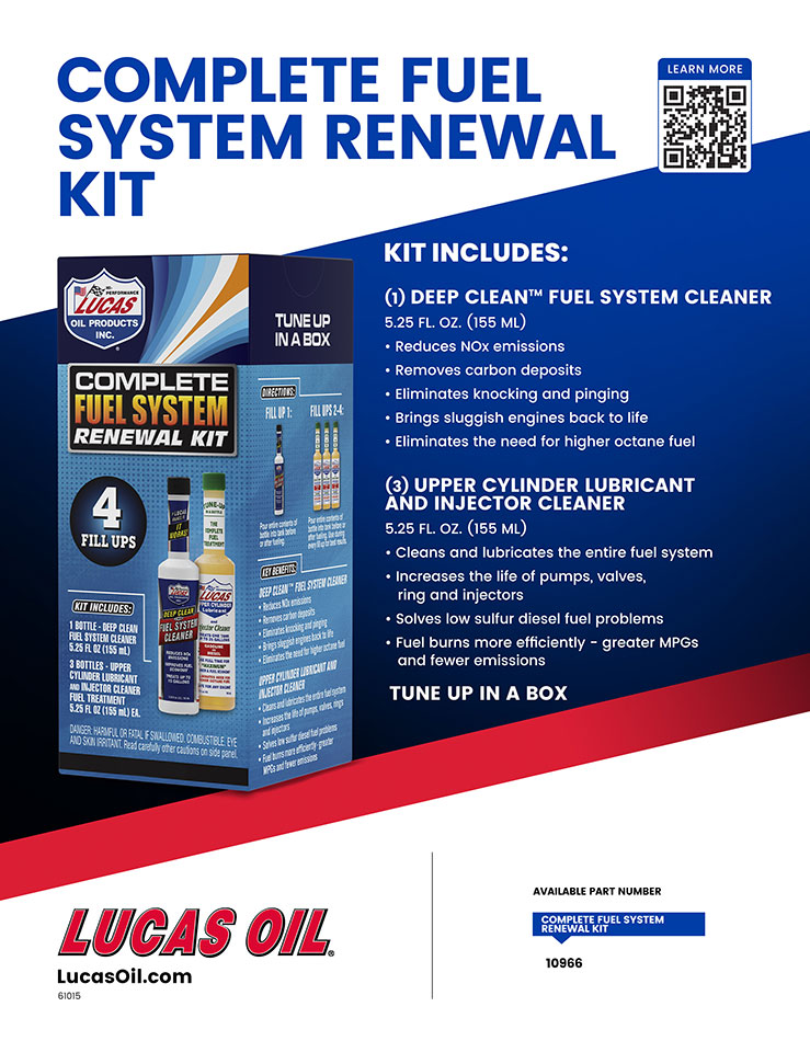 Lucas Oil 10966 Gasoline Fuel System Additive