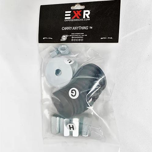 Exposed Racks 8-00-9919 Roof Rack Bolt Spacers, No-Top Use