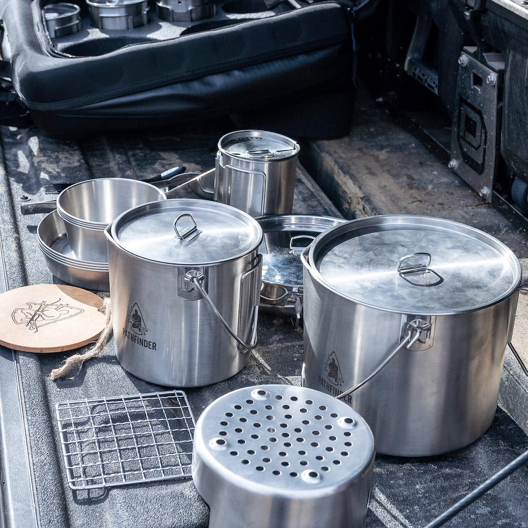 Decked AD23PATHFINDERCOOKINGKIT Pathfinder Campfire Cookware
