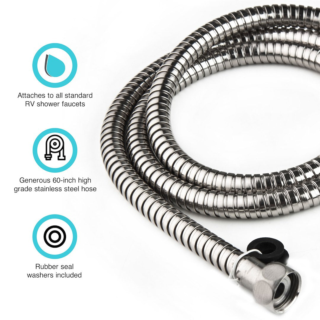 Dura Faucet Df-Sa200-Cp Shower Head Hose - image 2