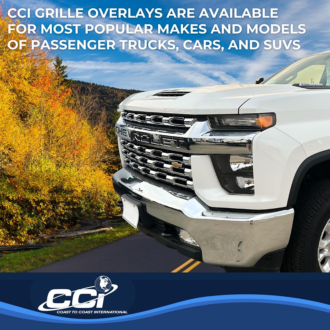 Coast To Coast GI168 Chrome Silverado 2500 Grille Overlay - image 5