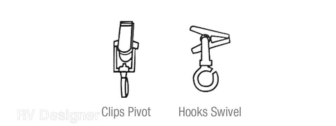 RV Designer Multi Purpose Clip (M111) – Material: Plastic