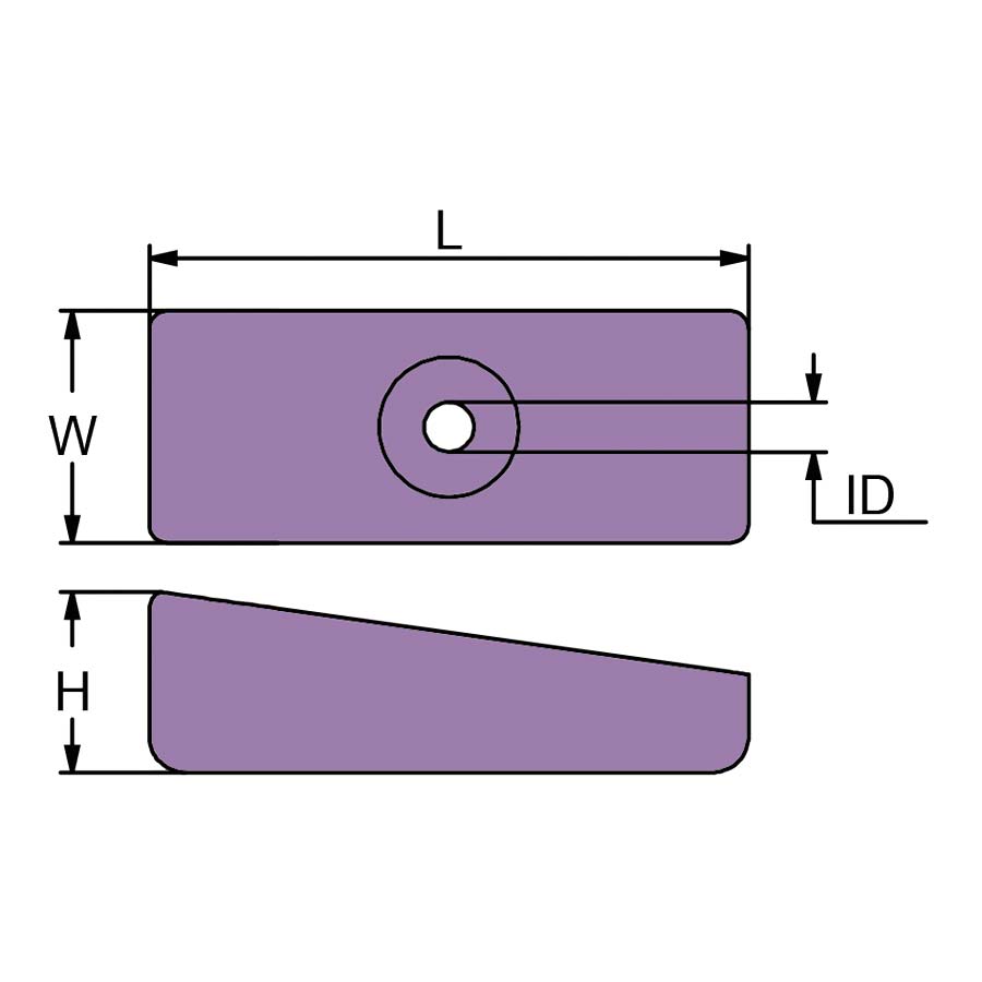 Martyr Anodes CM826134Z Saltwater Zinc Outboard Anode - image 2