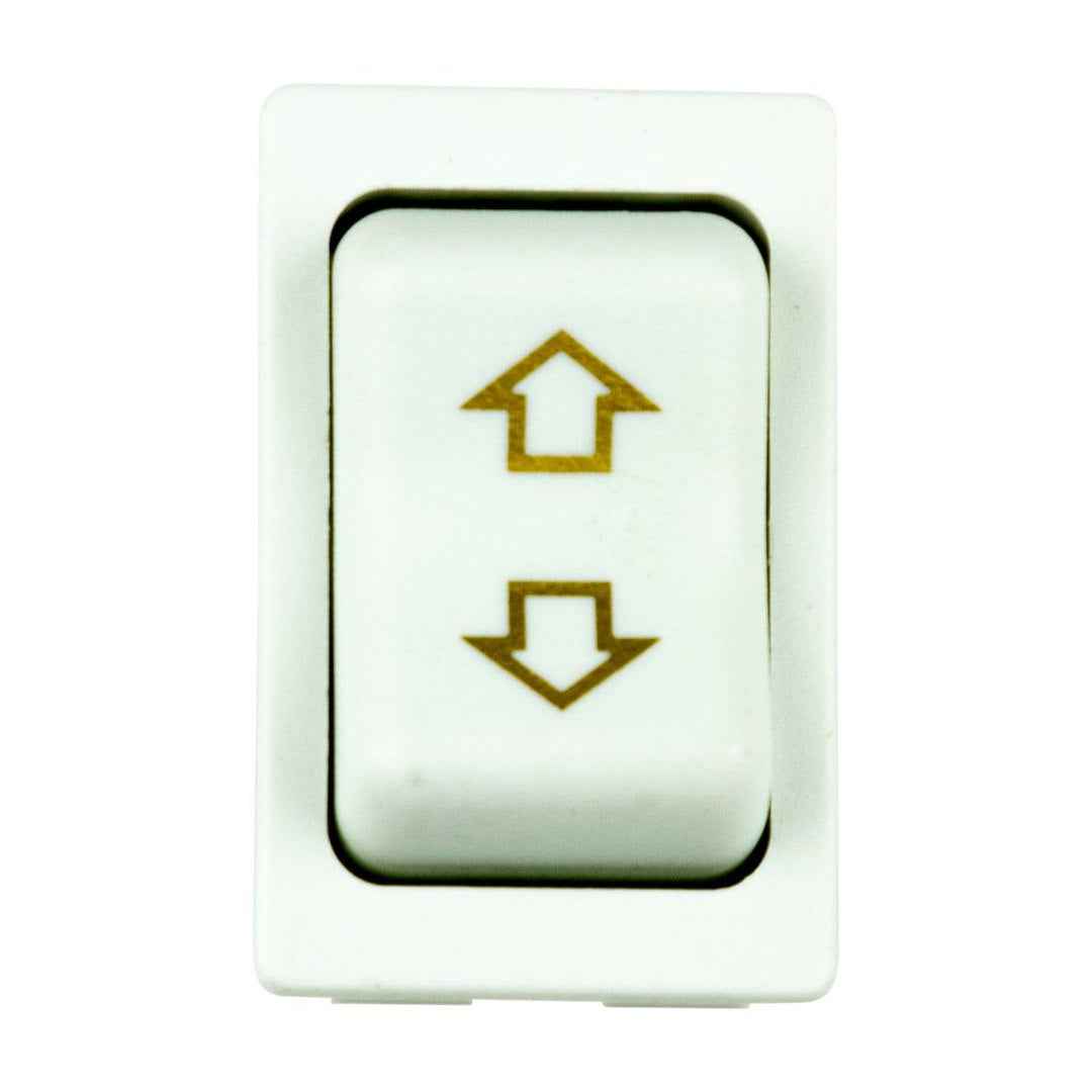 Lippert 117461 Slide-Out Rocker Switch with Panel - White