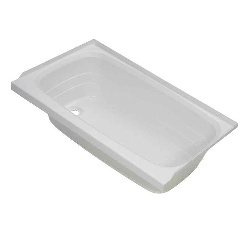 Lippert Better Bath 209673 24" x 40" RV Bathtub – Left Hand Drain