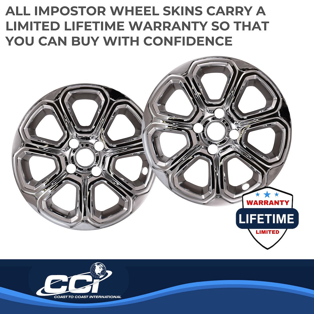 Coast To Coast IMP456X Chrome EcoSport Impostor Wheel Skins - image 3