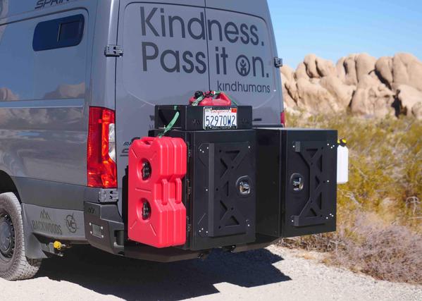 Backwoods Adventure Mods BWMS3S-203ZZVVB Rear Swing-Out Bumper - image 1
