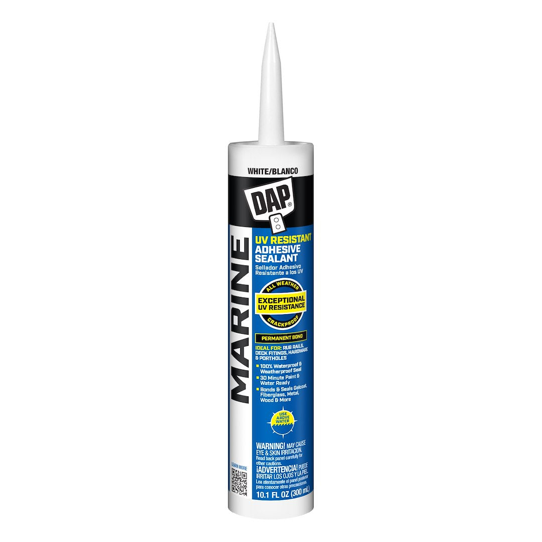 Dap 7079800770 White Marine Adhesive Sealant, 10.1 oz