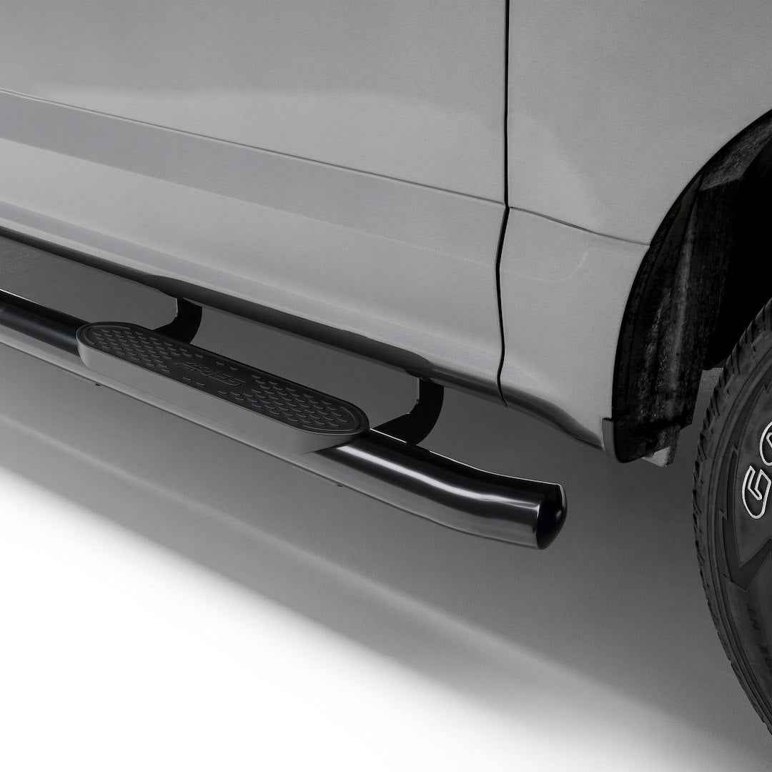 Aries S223043 4-Inch Black Oval Steel Nerf Bars