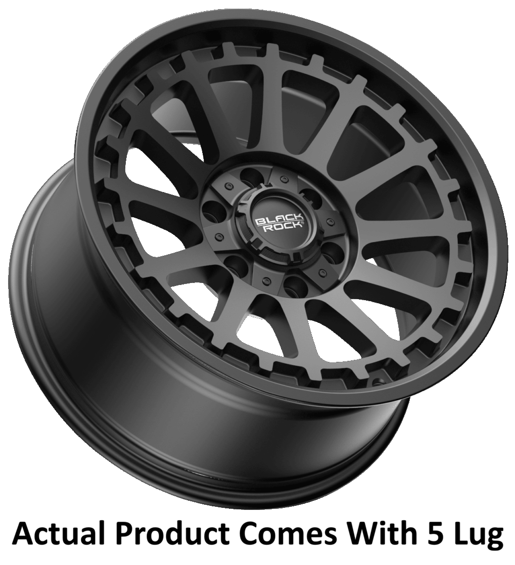 Black Rock 940SB8950 Series 940 Satin Black 18 × 9 Wheel - image 1