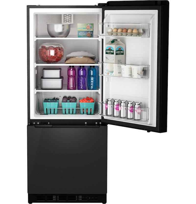 GE Profile 10 Cu. Ft. 12V Dual Door RV Refrigerator – Bottom Freezer