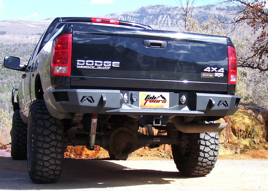 Fab Fours DR03-W1050-1 Premium Rear Bumper for Dodge HD