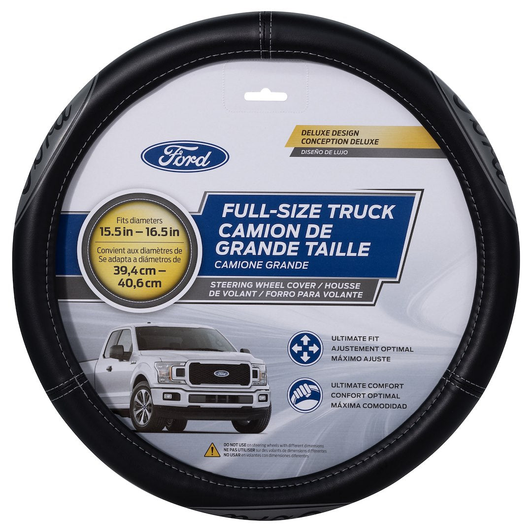 Plasticolor 008567R01 Ford Deluxe Steering Wheel Cover