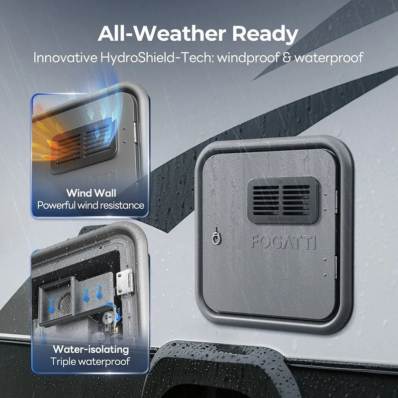 Fogatti InstaShower Ultra Tankless RV Water Heater 3.9 GPM 66,000 BTU LP Gas
