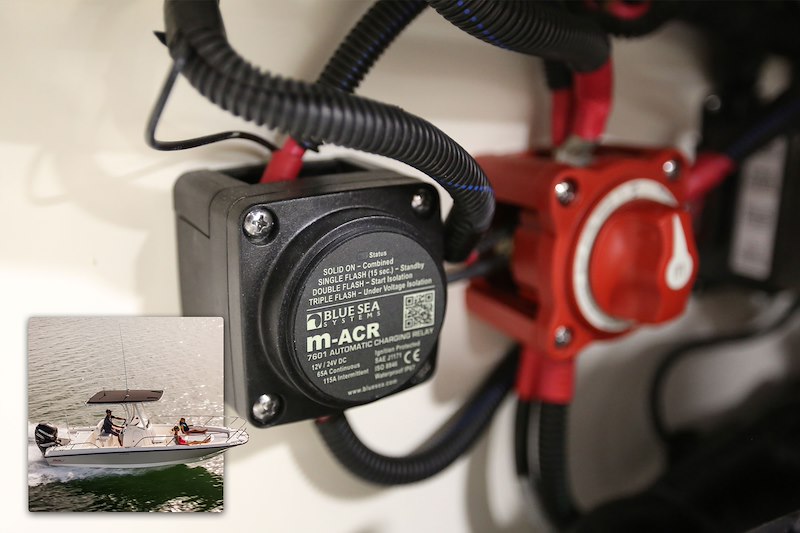 Blue Sea 7649-BSS Mini Add-A-Battery Kit – 65 Amp Dual Battery System