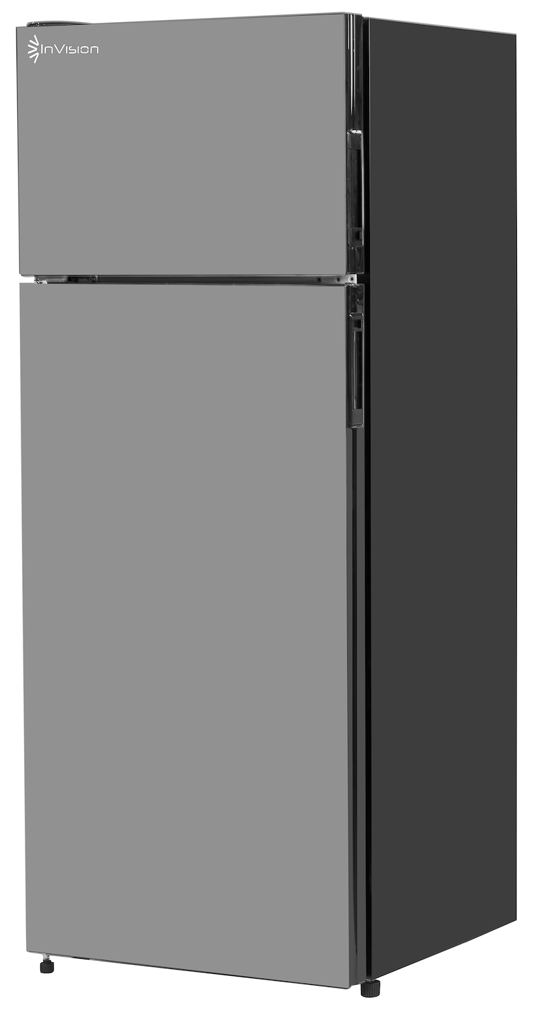 Invision 12V RV Fridge 8 Cu Ft – Left Hand Hinge, Stainless Steel 180-4742