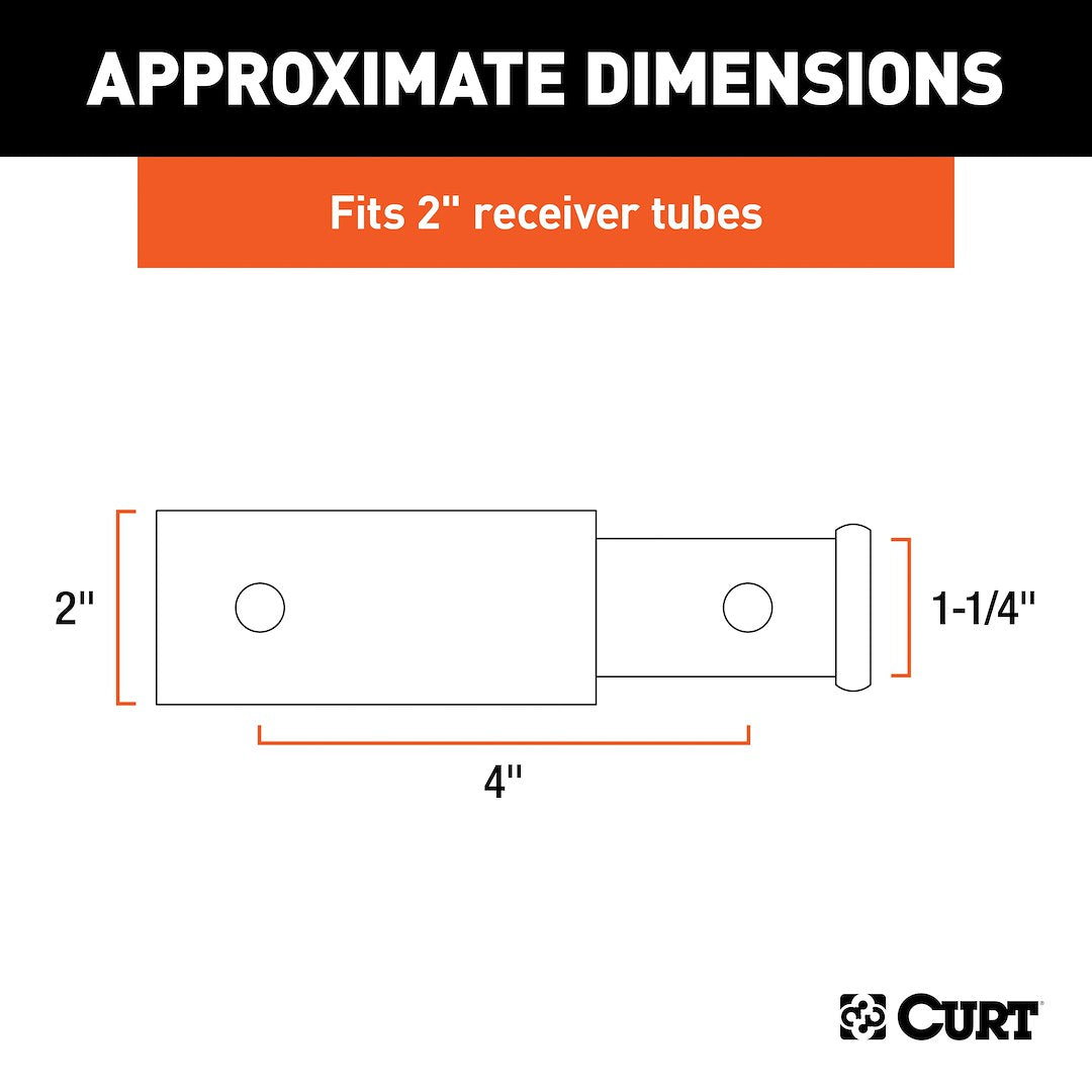 Curt 45770 Trailer Hitch Receiver Tube Adapter - image 4