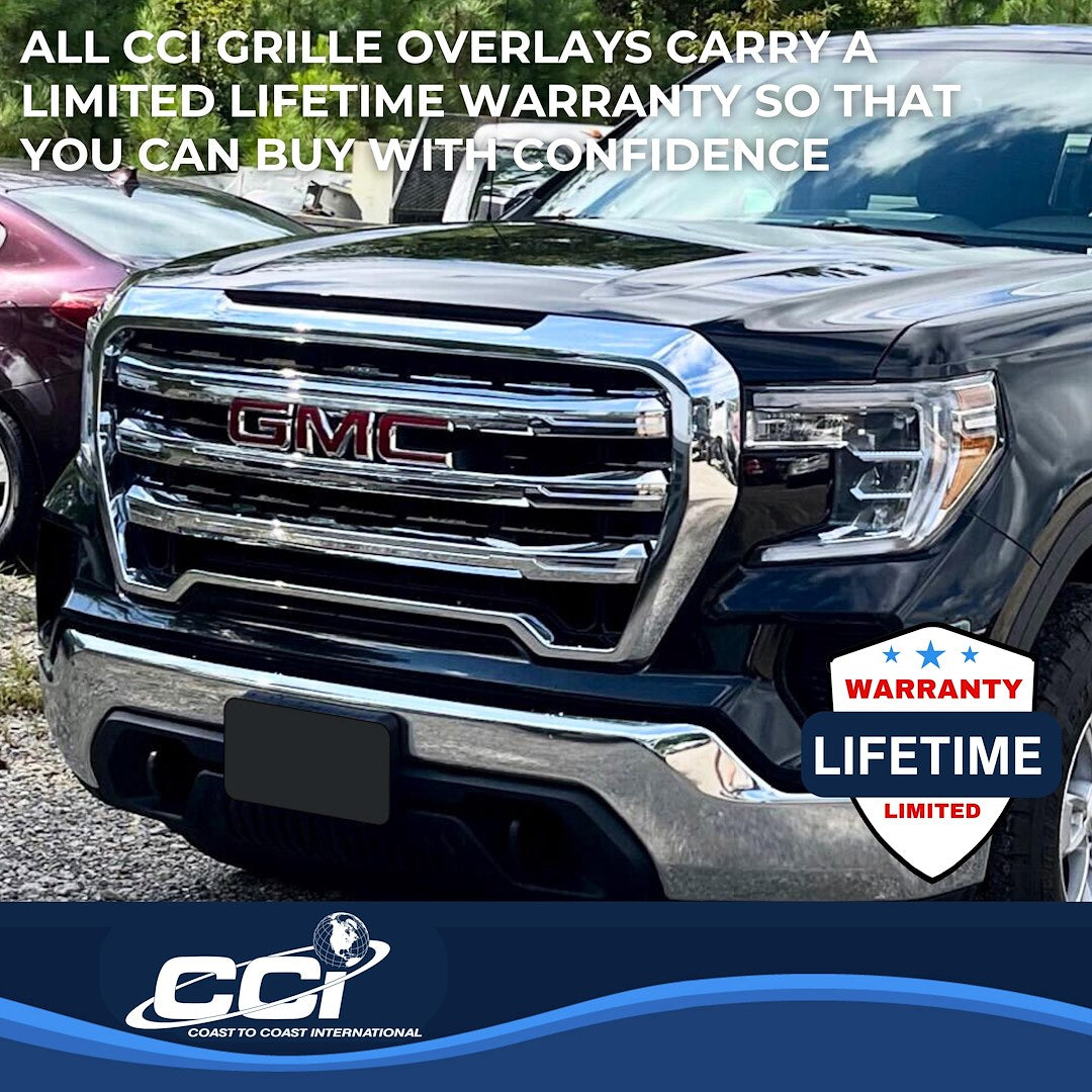 Coast To Coast GI172 Chrome Sierra Bar Grille Overlay - image 3