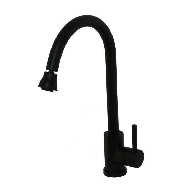 Empire Faucet SL7000BMT-A Gooseneck Kitchen Faucet - Matte Black