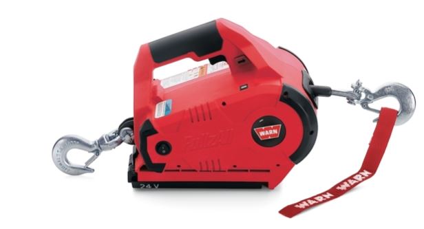 Warn 885030 24V Portable Pull/Lift Tool - 1000 lb, Steel Line