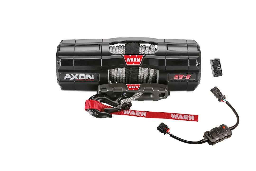 Warn 110250 12V Winch - 5500 lb, Synthetic Line