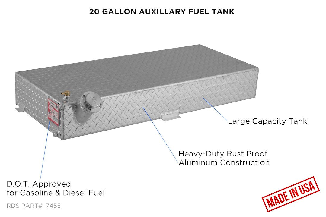 Rds Tanks 74551 Auxiliary Fuel Tank - image 2